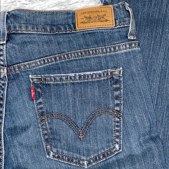 Levi’s 515 Bootcut Stretch Blue Jeans 8M - Picture 7 of 10
